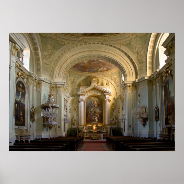 Pôster Lichtental Church Viena Áustria (Frente)