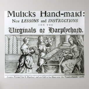 Pôster Lições e instruções novas