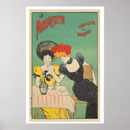 Poster Licor de Sobremesa Vintage La Marquisette