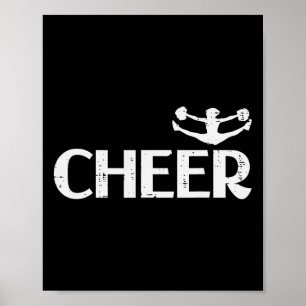Poster Líder de Torcida Cheer Cheerleading Equipe Esquadr