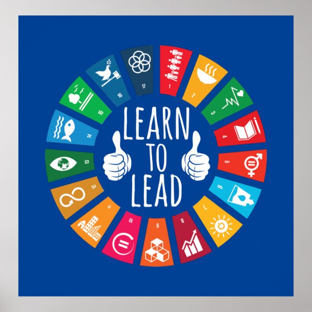 Poster Liderança: Aprenda a liderar (Frente)