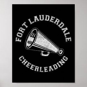 Poster Liderança de Torcida de Fort Lauderdale Aflito Ret