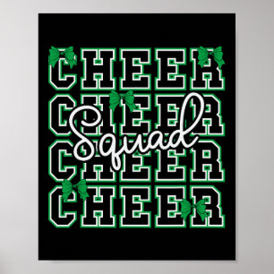 Poster Liderança de torcida esportiva escolar Cheerleadin
