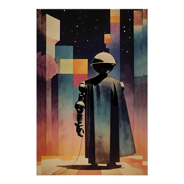 Pôster Liderança dramática do futuro (Frente)