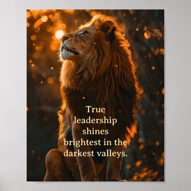 Poster Liderança e Coragem (Frente)