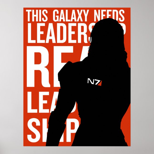 Poster Liderança Real: Femshep (Frente)