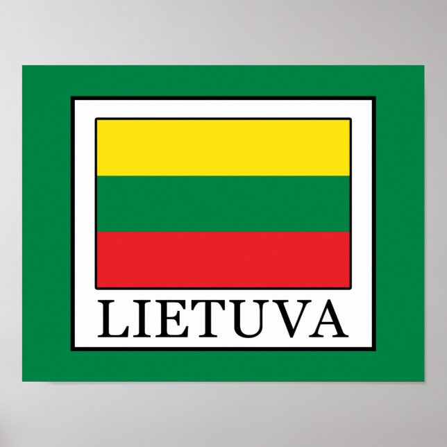 Pôster Lietuva (Frente)