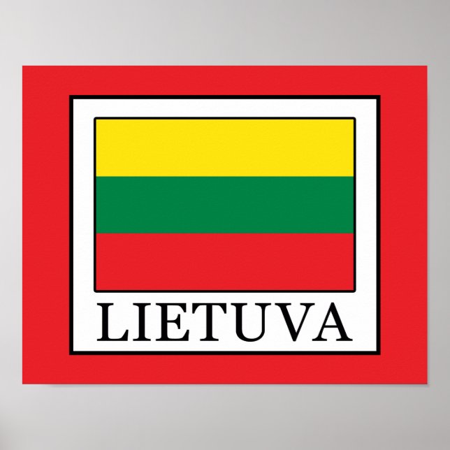 Pôster Lietuva (Frente)