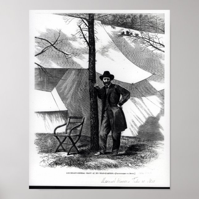 Poster Lieutenant General Ulysses S. Grant (Frente)