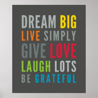LIFE MANTRA tipografia legal positiva cores brilha