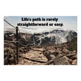Pôster Life's path.Glossy Poster
