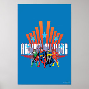 Poster Liga da Justiça "Contra Todas as Odds"