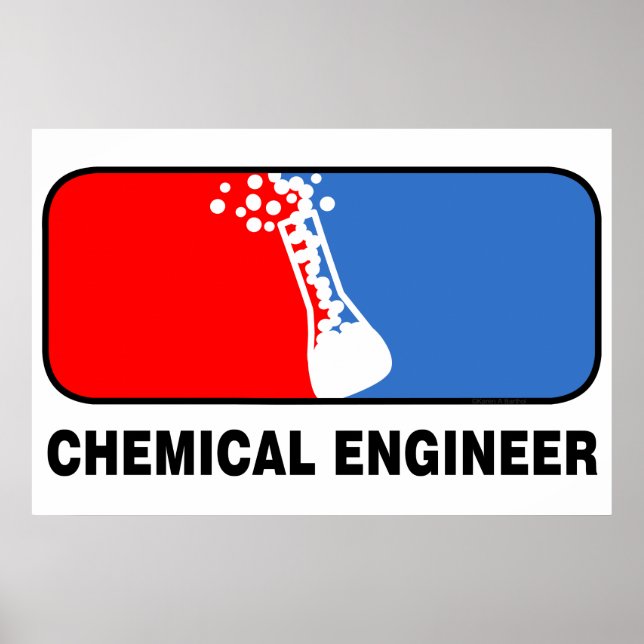 Poster Liga de Engenheiros Químicos (Frente)