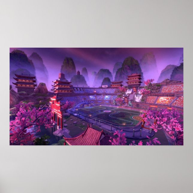 Poster Liga do Japão Rocket (Frente)