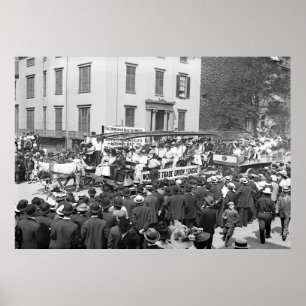 Pôster Liga do sindicato das mulheres: 1908