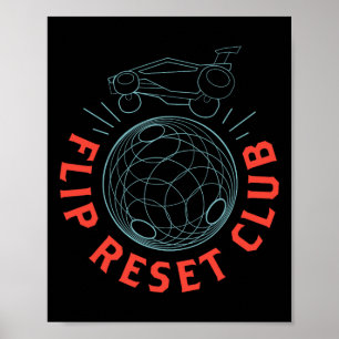 Poster Liga Simples de Futebol de Foguete, Clube de Reini