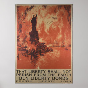 Pôster Ligações da liberdade de WWI