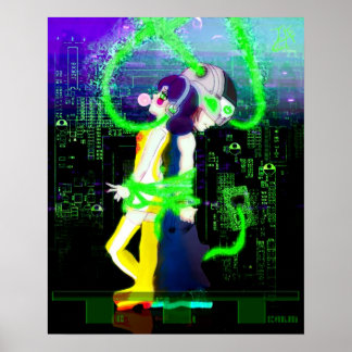 Poster Ligado À Tecnologia