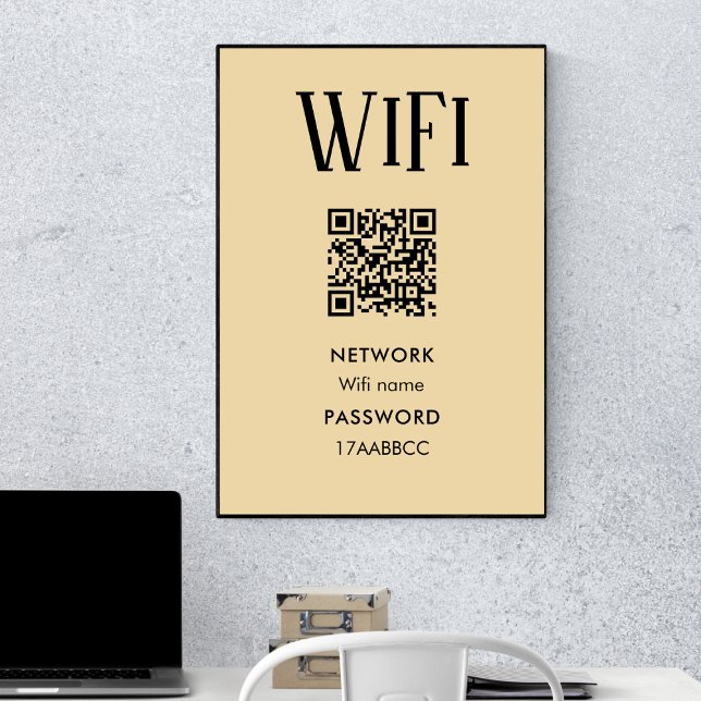 Poster Ligar Ao Wifi | Analisar Para Ligar A Senha Wifi (Criador carregado)