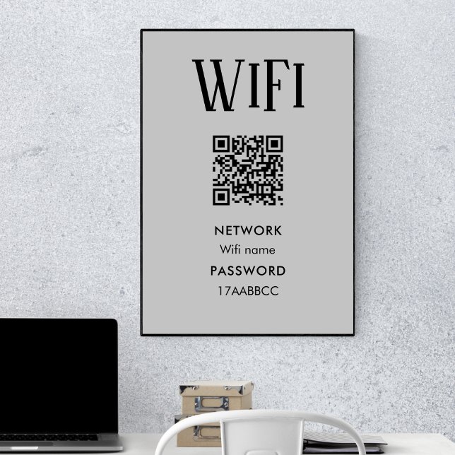 Poster Ligar Ao Wifi | Analisar Para Ligar A Senha Wifi (Criador carregado)