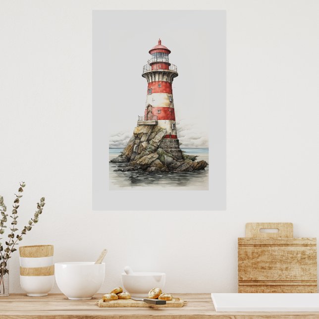 Poster Light House (Cozinha)
