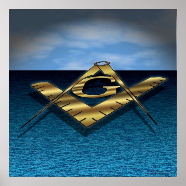 Pôster Light over the sea (Frente)