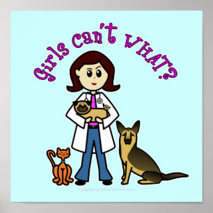 Pôster Light Veterinarian Girl