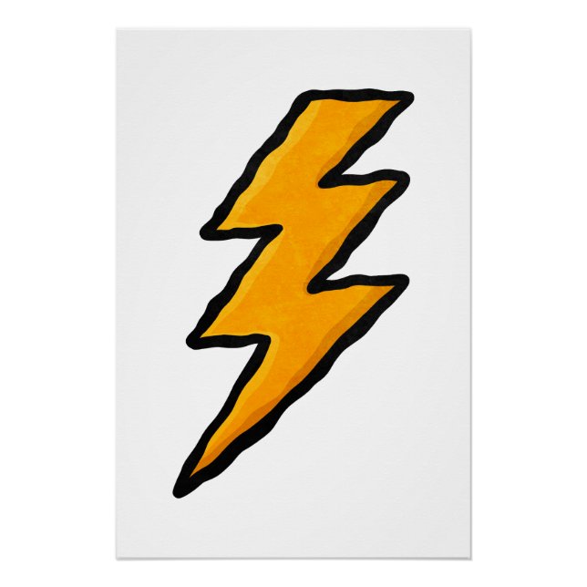 Pôster Lightning bolt (Frente)