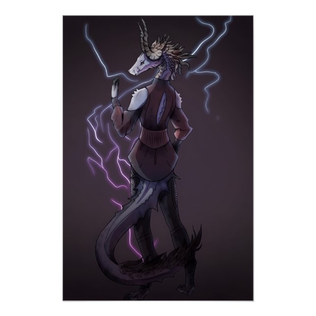 Pôster Lightning Dragon (Frente)