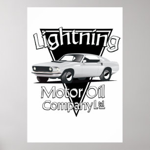 Poster Lightning Motor Oil Company Ltd.