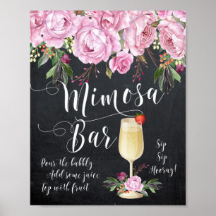 Poster Lilac do sinal do casamento do bar do Mimosa