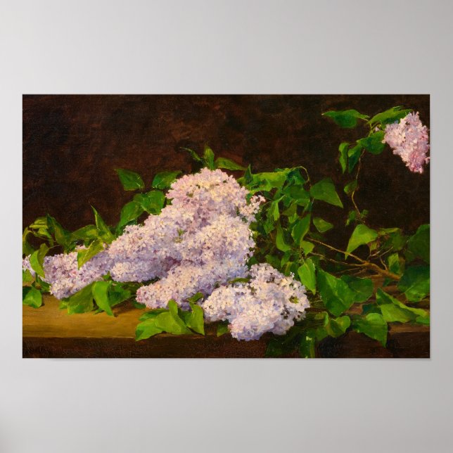 Poster Lilac Spray, 1890 por Albert Anker (Frente)