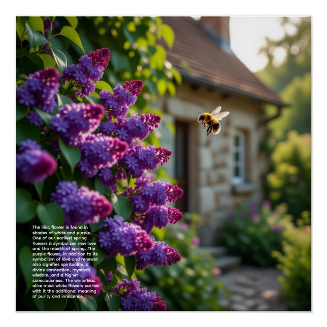 Pôster Lilac Symbolism (Frente)