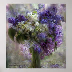 Pôster Lilacs do poster/impressão da arte do amor