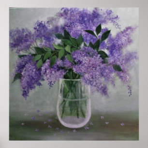 Poster Lilacs românticos/poster