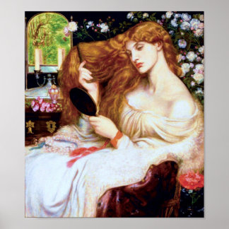 Poster Lilith com Cabelo Vermelho