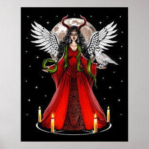 Poster Lilith Pagan Goddess