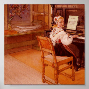 Poster Lillanna que joga Mozart