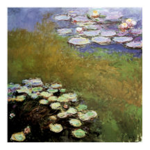 Lillies: 1914-17 por Monet