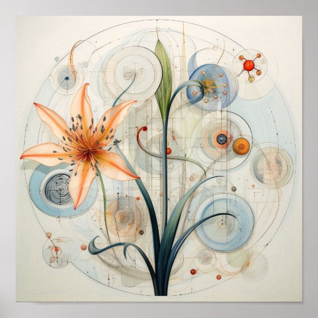 Poster Lily, Abstrato de Bela Arte, Lily (Frente)