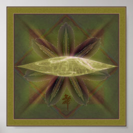 Poster Lily Coon Nest Abstrato Art