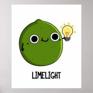 Poster Limão engraçada à luz do limão