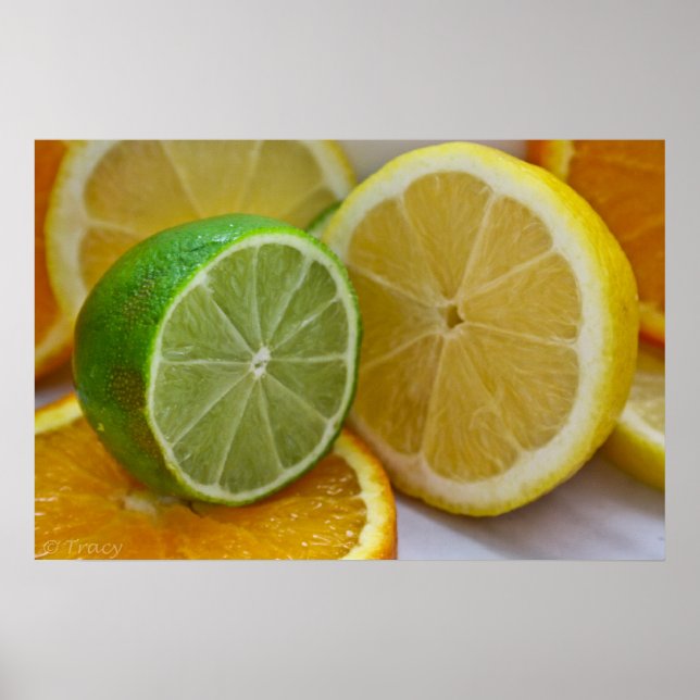 Poster Limão, Limão e laranja (Frente)