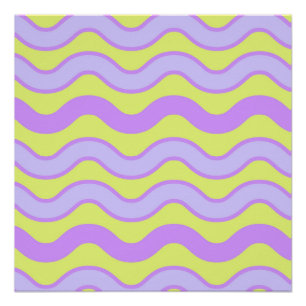 Pôster Limão Minimalista Moderno de Stripe do Primavera R