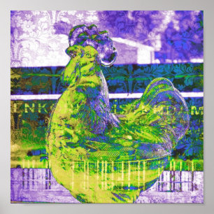 Pôster Limão Rooster