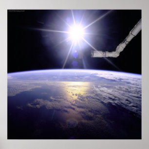 Pôster Limbo da Terra do Shuttle Espacial