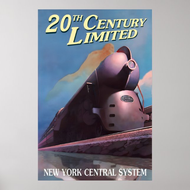 Poster LIMITADO SÉCULO 20 New York Central (Frente)