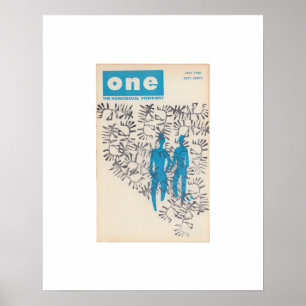 Poster Limited Edition ONE Magazine,  May 1960 Print