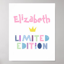 Limited Edition Word Art Expression