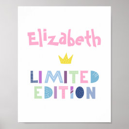 Poster Limited Edition Word Art Expression